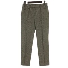 セオリーリュクス theory luxe 千鳥格子柄 パンツ スラックス ブラック系 32 ■TC