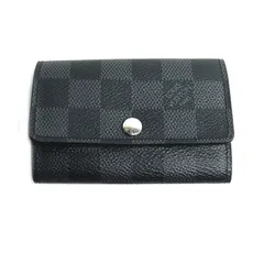 LOUIS VUITTON ルイ・ヴィトン ミュルティクレ6 キーケース ダミエグラフィット ブラック N62662 CT5210 メンズ 中古