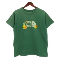 ザノースフェイス THE NORTH FACE EMBROID LOGO TEE Tシャツ 半袖 刺繍 プリント アウトドアウェア グリーン M 251201E