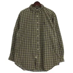 ラルフローレン RALPH LAUREN チェック シャツ 長袖 ブラウン系 16-34 ☆AA★