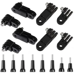 Alpha Depot アクションカメラ用アダプターセット GoPro対応 延長アーム 同方向・3方向タイプ ネジ付属 8点セット のサムネイル