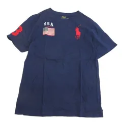 ポロ ラルフローレン POLO RALPH LAUREN ビッグポニー Tシャツ 半袖 ネイビー 160 14-16 ■TC