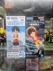 ONE PIECE ワールドコレクタブル - エニエス・ロビー新章突入 - モンキー・D・ルフィ(ルフィ) 2種 (金庫 未開封)