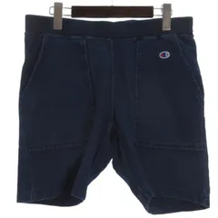 チャンピオン CHAMPION リバースウィーブ スウェット デニム ハーフパンツ ショート インディゴ M