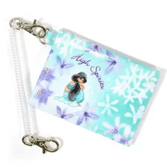 【新品】 COLORFUL CANDY STYLE ディズニー パスケース こども 定期入れ 電車 コイルチェーンフック付き 二つ折り 女の子 Jasmine Aladdin ジャスミン プリンセス ジャスミン N5919800 1