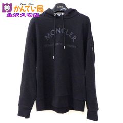 ☆モンクレール パーカー フード付きフーディ L ブラック 超美品 