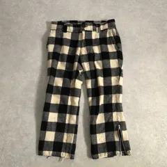 04' tricot COMME des GARCONS archive ブロックチェックウール パンツ コムデギャルソンのサムネイル