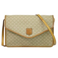 本物 フェンディ FENDI ズッカ ショルダーバッグ キャンバス ブラック