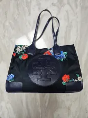 トリーバーチ フラワー プリント ショルダーバッグ トートバッグ