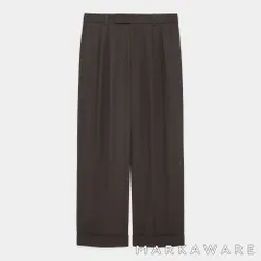 【MARKAWARE/マーカウェア】DOUBLE PLEATED SEMI EASY TROUSERS - CHARCOAL- ダブルプリーテッドセミイージートラウザーズ / A26A16PT01C【メンズ】【送料無料】のサムネイル