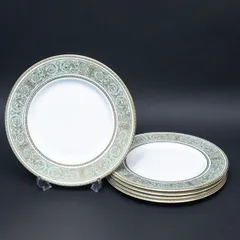 ロイヤル・ドルトン イングリッシュ・ルネサンス 20cmプレート（5枚セット） ※2級品のサムネイル