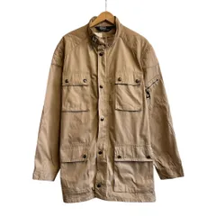 POLO by Ralgh Lauren ノンオイル モーターサイクルジャケット モーターサイクルコート ベルト付き カーキ色 SIZE XL NO.T273のサムネイル