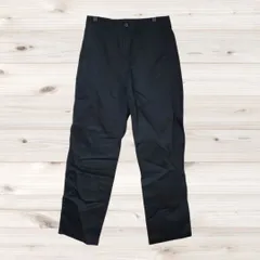 A1391 ユニクロ UNIQLO カジュアルパンツ ズボン 黒 無地 綿