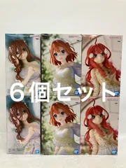 未開封 五等分の花嫁 アニメ原画展ver. フィギュア 中野三玖 四葉 五月 3種 6個セット LF3636 f107