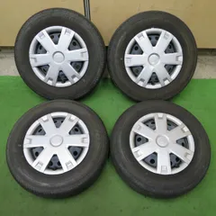 キレイ！22年★スバル サンバー バン 純正 スチール 145/80R12 80/78N ヨコハマ JOB RY52 SAMBAR 12インチ PCD100/4H★6030202ナノのサムネイル
