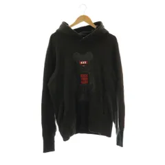 ティーエムティー TMT パーカー スウェット ベアブリック rock your baby XL ブラック レッド /ES ■GY01