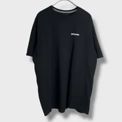 ☆patagonia☆パタゴニア☆P-6ロゴレスポンシビリティー☆プリントTシャツ☆バックプリント☆ブラック☆L☆C26M
