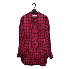 美品 バレンシアガ ロゴプリントタイネックチェックシャツ レディース 32 2026年最新】balenciaga チェックシャツの人気アイテム - メルカリ
