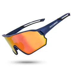 ROCKBROS(ロックブロス)偏光サングラス スポーツサングラス 自転車 超軽量 UV400 アイウェア 偏光レンズ ユニセックス 釣り／野球／ランニング／ゴルフ用 1