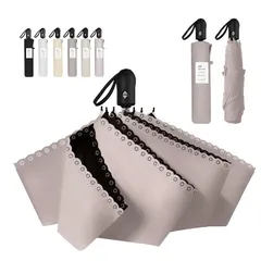 CICIBELLA 日傘 軽量 189g-199g【UVカット100・遮光】折りたたみ日傘 ワンタッチ 晴雨兼用 折り畳み日傘 コンパクト レディース 撥水・耐風 1