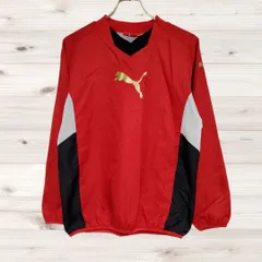 A1398 プーマ PUMA キッズ・子供服(150) 赤 プリントロゴ