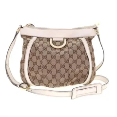 【中古】GUCCI グッチ 203257 アビー ショルダーバッグ GGキャンバス レディース メンズ バッグ ベージュ ブランド