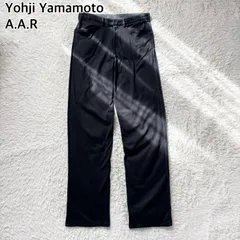 A.A.R DURBAN yohji yamamoto  ダーバン ヨウジヤマモト コラボ  日本製 コットンパンツ チノパン 黒 ブラック メンズ  Mサイズ 綿100％ ストレート デザイナーズのサムネイル
