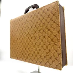 モラビト MORABITO ブリーフケース ビジネスバッグ モノグラム 総柄 茶