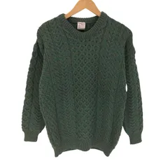 インバーアラン INVERALLAN スコットランド製 ケーブル編みセーター メンズ JPN：S 