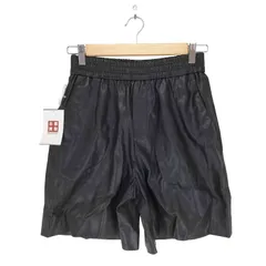 ザラ ZARA フェイクレザーショートパンツ レディース  XS