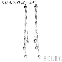 K18WG デザイン ピアス