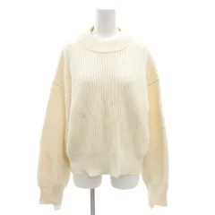 ヘルムートラング HELMUT LANG セーター ニット S クリーム色 長袖 リブ編み クルーネック /SJ ■GY06のサムネイル