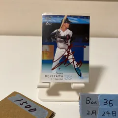 2022 BBM 2nd Version 内山壮真 05/75 赤箔サイン 東京ヤクルトスワローズ カード