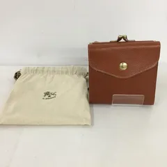 IL BISONTE イルビゾンテ 財布 二つ折り がま口 Wフェイス レザー