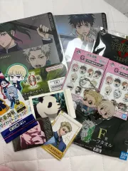 まとめ売り) 呪術廻戦 一番くじ 狗巻 棘 タオル＋クリアファイル ステッカー＋キーホルダー