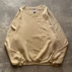 90年代 90s RUSSEL ATHLETIC ラッセルアスレティック 無地 ブランク プレーン スウェット ベージュ