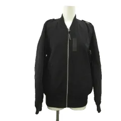 スライ SLY ブルゾン MA-1 ジャケット 上着 FREE 黒 ブラック オレンジ 長袖 リブ襟 ジップアップ /GR ■GY58のサムネイル