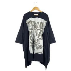 VIVIENNE　WESTWOOD　ANGLOMANIA　ヴィヴィアン　アングロマニア　50001M　15-01-581003　オーバーサイズカットソーワンピース　ビッグTシャツ　サイズ38　ブラック