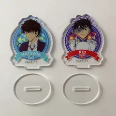【まとめ売り】 名探偵コナン 松田陣平 怪盗キッド ミニアクリルスタンド セリア 2点セット