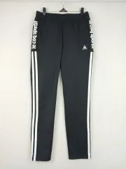 le coq sportif メンズ トレーナー ズボン 起毛 ブラック(M)