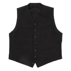 コムデギャルソン オムCOMME des GARCONS HOMME ウールオールドギャバチェックベスト 焦げ茶Mのサムネイル
