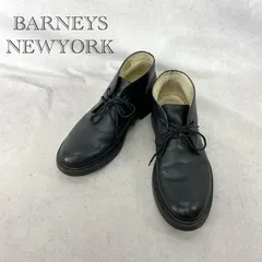BARNEYS NEW YORK チャッカ ブーツ 11181 シューズ 8M ブラック 約26～26.5cm メンズ 靴 _201068のサムネイル