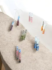 天然石のアメリカンピアス