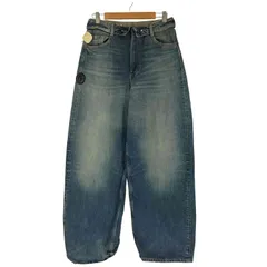 ザラ ZARA TRF ミッドライズ折り返しウエストデニムパンツ レディース EUR：36 