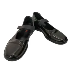 プラダ PRADA SPORT MADE IN ITALY イタリア製 パテントレザー メリージェーン パンプス レディース EUR：33 