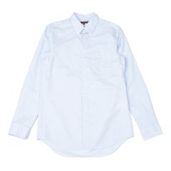 コムデギャルソン オムドゥCOMME des GARCONS HOMME DEUX コットンボタンダウン長袖シャツ 水色M