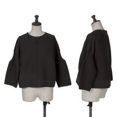 Enfold シルエットニットPULLOVER バイカラー　ブラック　ネイビー Enfold シルエットニットPULLOVER バイカラー ブラック ネイビー