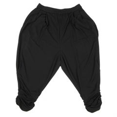極美品 M &KYOKO タックギャザー サルエルパンツ フリー ブラック