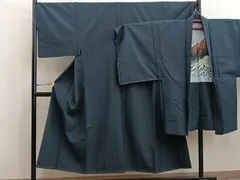 平和屋着物■男性　本場大島紬　アンサンブル　絣文様　正絹　逸品　未使用　BAAW6689mz