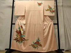 平和屋着物■訪問着　駒刺繍　菊　金彩　正絹　逸品　CABD6662oy
